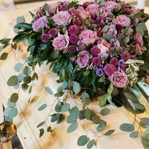 Kistdekoration hjärta ljuv lila